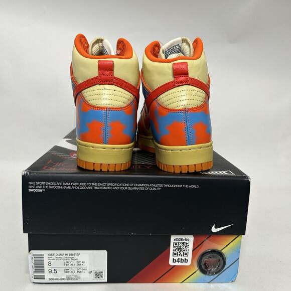 Nike Dunk High 1985 SP “Safety Orange/ Team Orange” - Picture 4 of 6